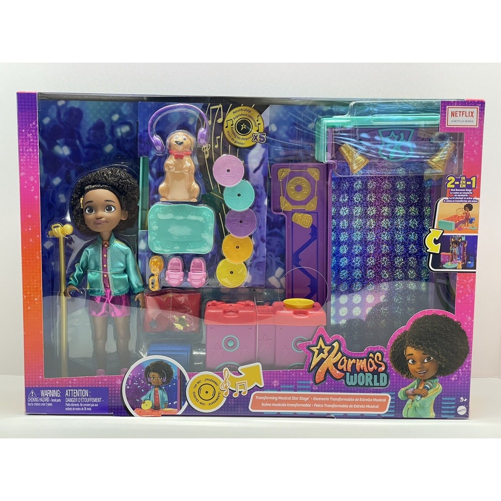 Karma's World Transforming Musical Star Stage Playset